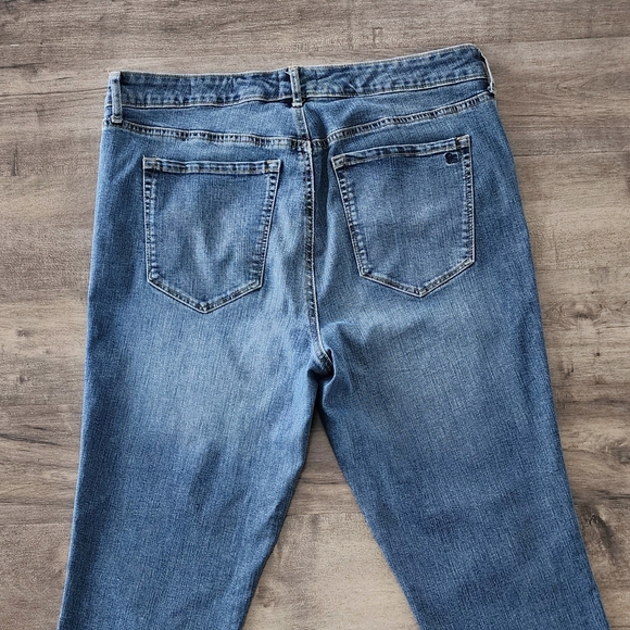 Jessica Simpson High Rise Skinny Ankle Blue Jeans Women's Size 14 - Picture 10 of 15